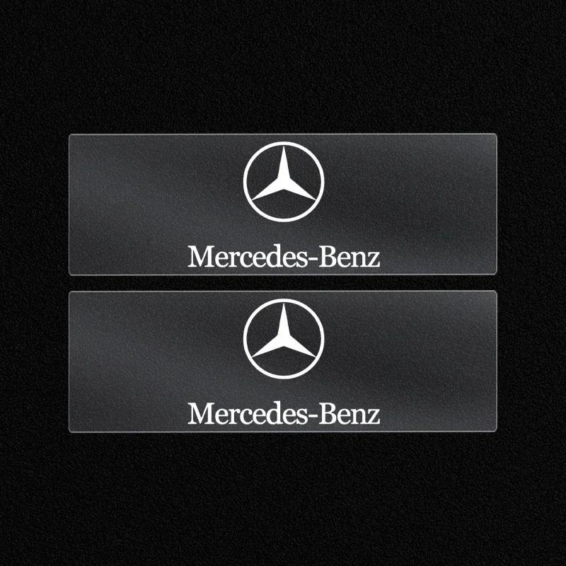 Car Front Seat Headrests Badge Decal Car Side Window Stickers for Mercedes Benz AMG W204 W205 W212 W213 W177 W176 W117 X253 W247