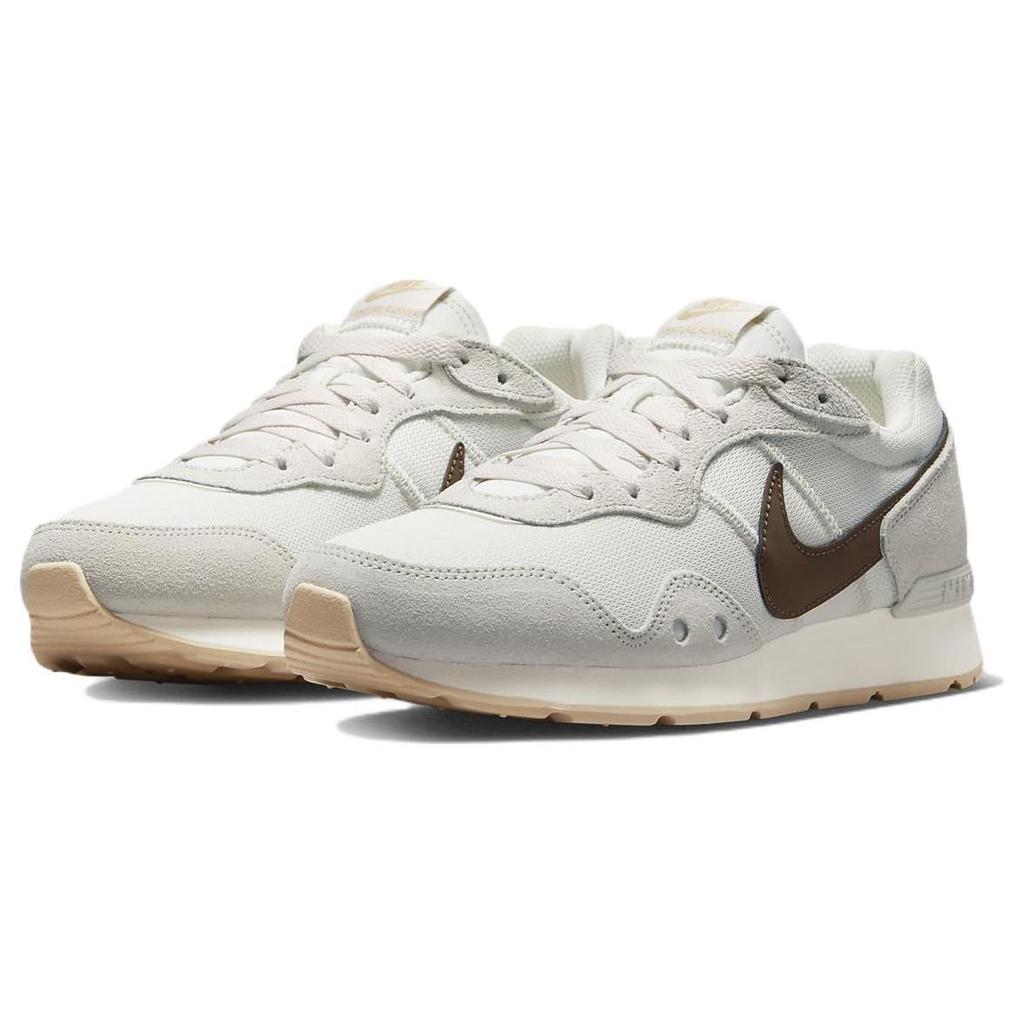 Nike Venture Runner Serie Trendy Comfortabele Stof Schokabsorberend Duurzaam Lichtgewicht Lage Top Hardloopschoenen Dames sneaker Wit Bruin CK2948-007