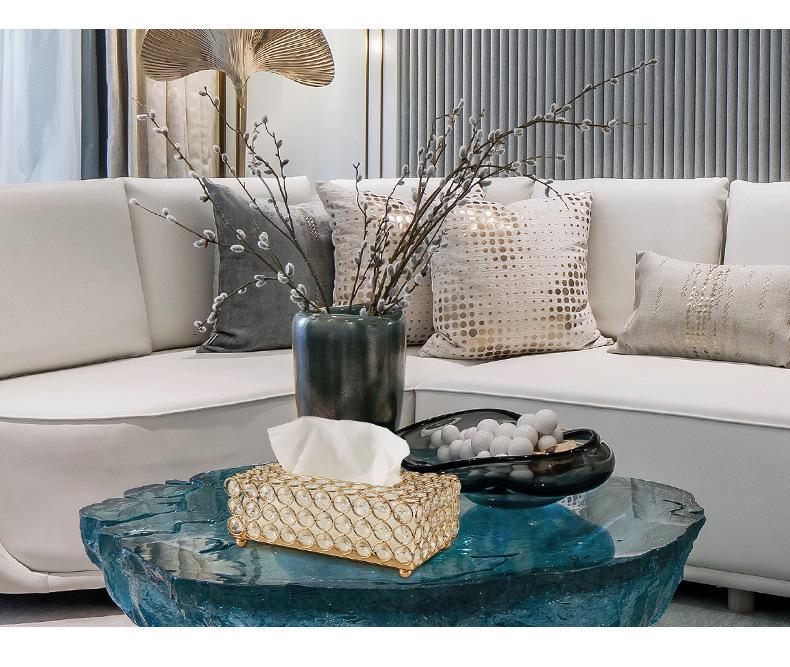European Luxury Tissue Box: Modern Design for Dining Tables, Coffee Tables, and Hotel Decor