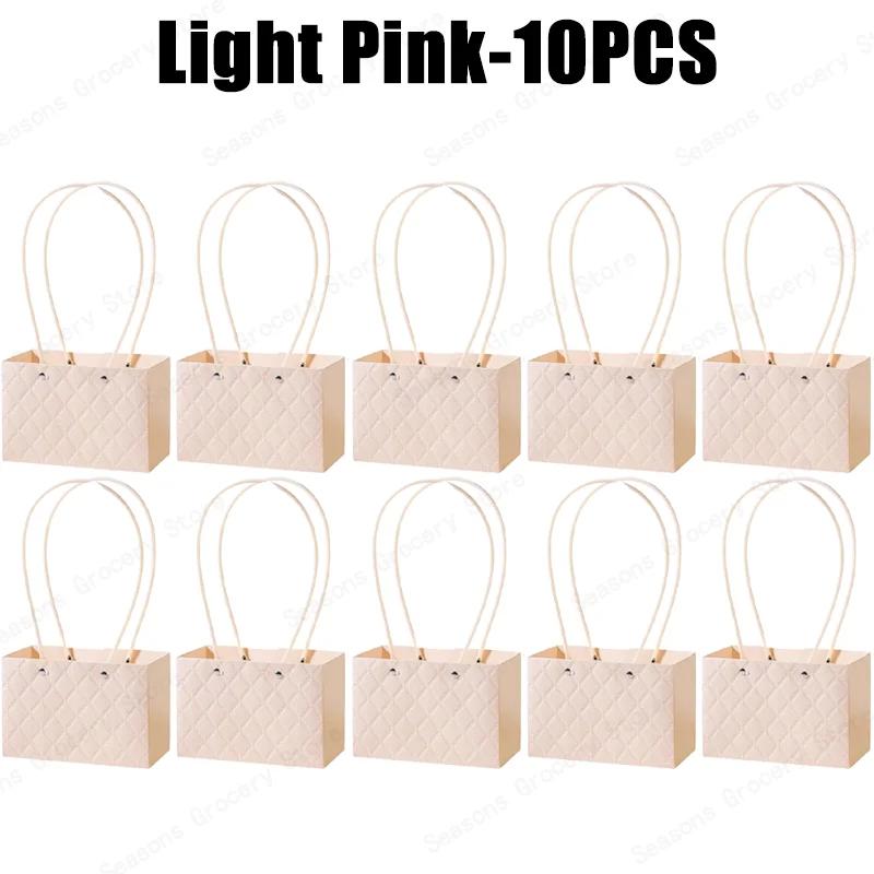 2026 New Reusable Waterproof Flower Tote Bag Eco Friendly Wedding Party Favors Gift Box Portable Bouquet Packaging Decorations