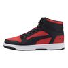 Puma Rebond Layup Polyvalent Tendance Simple Mi-haut Chaussures de Basketball Baskets Homme Rouge 369573-49
