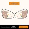 Cartoon Car Sunshade - Cute Electrostatic Heat Insulation Blocker for Summer