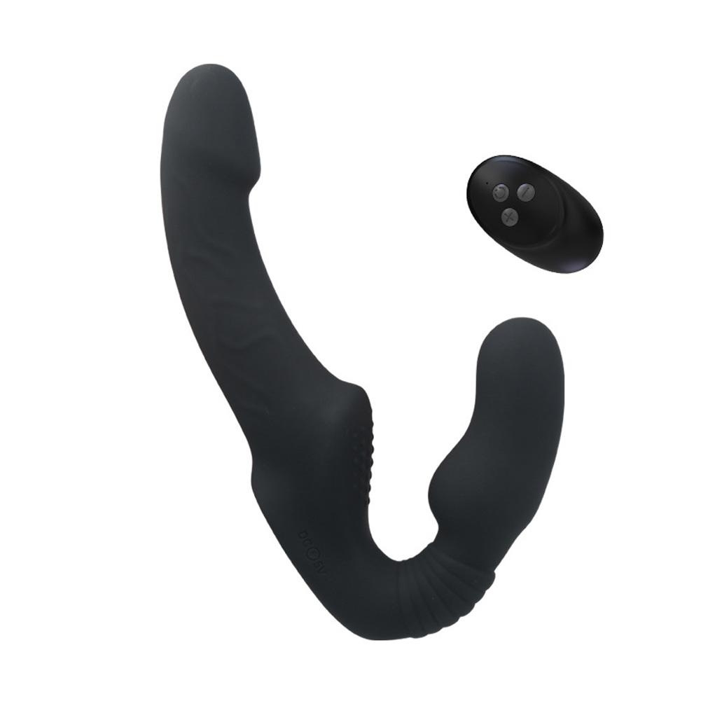 Popruh bez ramínek na vibrátorech pro ženy Dildo s dvojitou hlavou Vibrační dildo na penis pro lesbičky Erotické sexuální hračky pro dospělé pro páry 18+