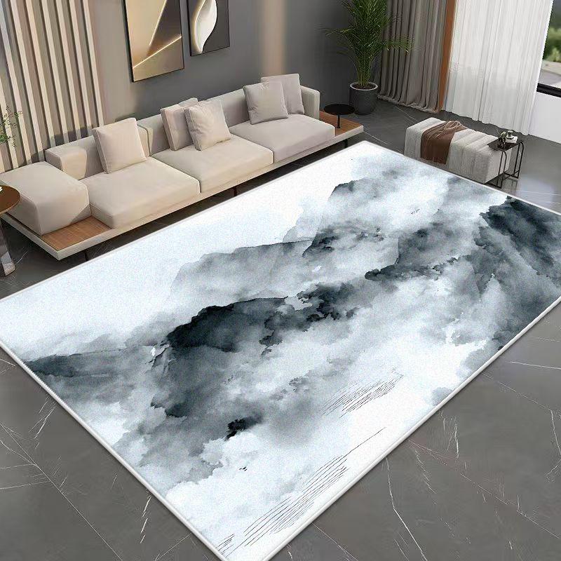 Modern Abstract Flannel Carpet Bedroom Decoration Large Area Rugs Sofa Side Carpets for Living Room Soft Fluffy Lounge Floor Mat