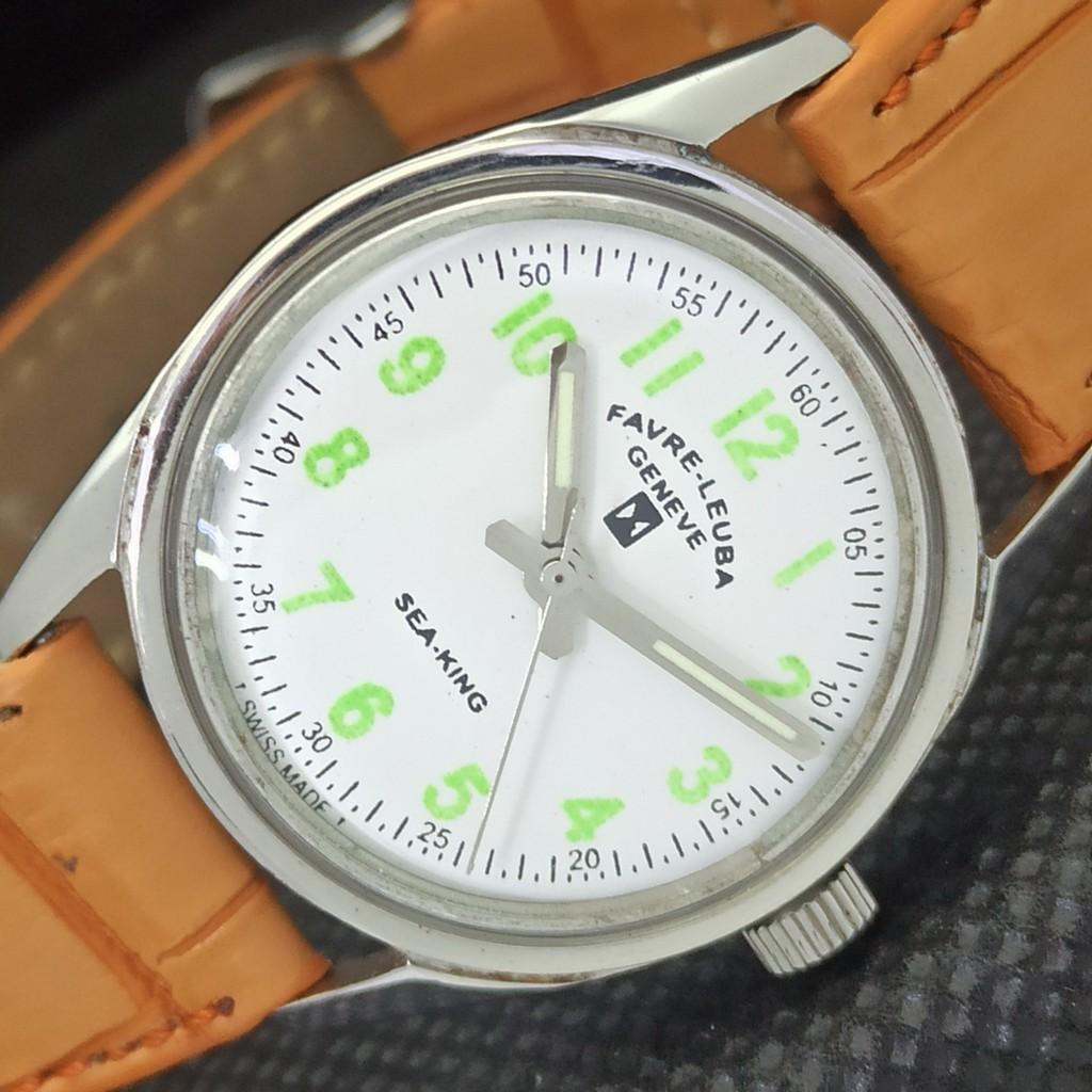 

USED FAVRE LEUBA SEA KING SWISS MENS WATCH a299123-1 Sku564-a299123