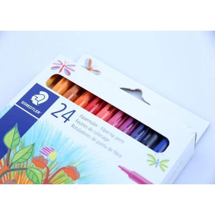 Feutre - STAEDTLER - Noris Club 325 - 24 couleurs brillantes - 1 mm - Lavable sur textile