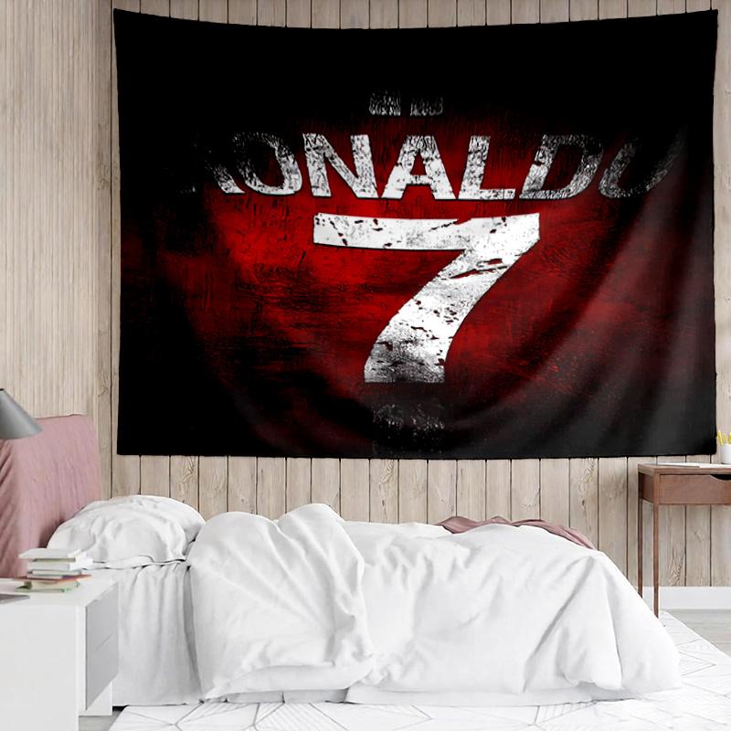 Football Number Seven Tapestry Accessories Playroom Tapestry, for Bedroom,Livingroom, Dormitory Room Wall Decor Fan Birthday Gifts