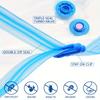 1pc 6Sizes Moisture Proof Vacuum Bag Clothes Storage With Valve Transparent Folding Travel Space Saving Aspirated Compression