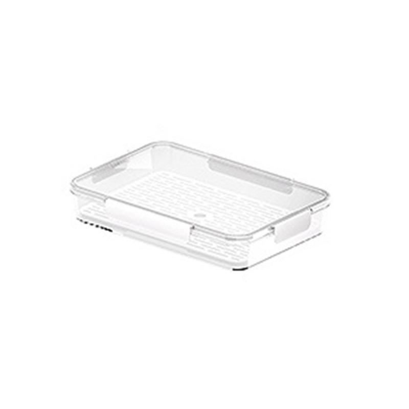 Дренажная коробка для холодильника Fresh Box с крышкой Многоцелевая коробка-органайзер Принадлежности для ресторана Обеденной комнаты Кухонное хранение 1 1660₽
