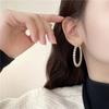S925 Silver Needle Exaggerated Ear Ring Ultra-fantastic Fashionable Metal Big Circle Earrings for Women