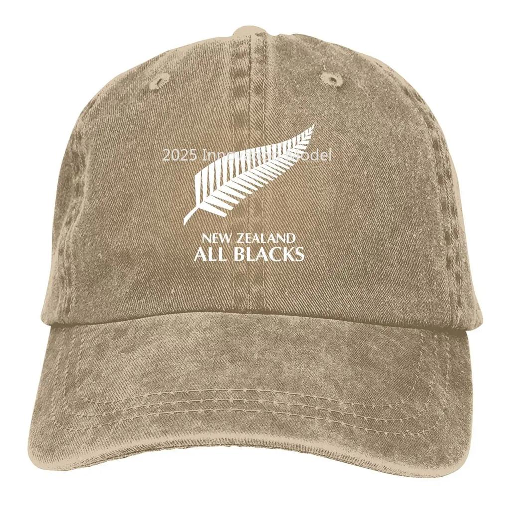 Sommermütze Sonnenschirm Einzigartige Hip-Hop-Kappen Neuseeland All Blacks Cowboyhut Schirmmützen