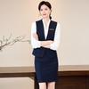 Teluoman Women's New Chinese Style 3-Piece Workwear Set