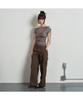 SWAYGLOW Solid Cargo Pants Brown