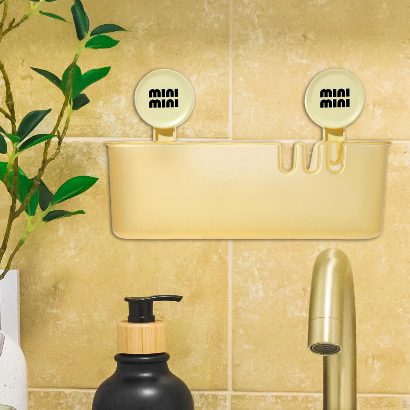 Easy Mount Shower Caddy with Detachable Storage Basket - Bathroom Organization 28cm