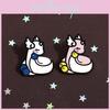 Adorable Cartoon Unicorn Enamel Brooch Pin Cute Magical Creature Badge Accessory