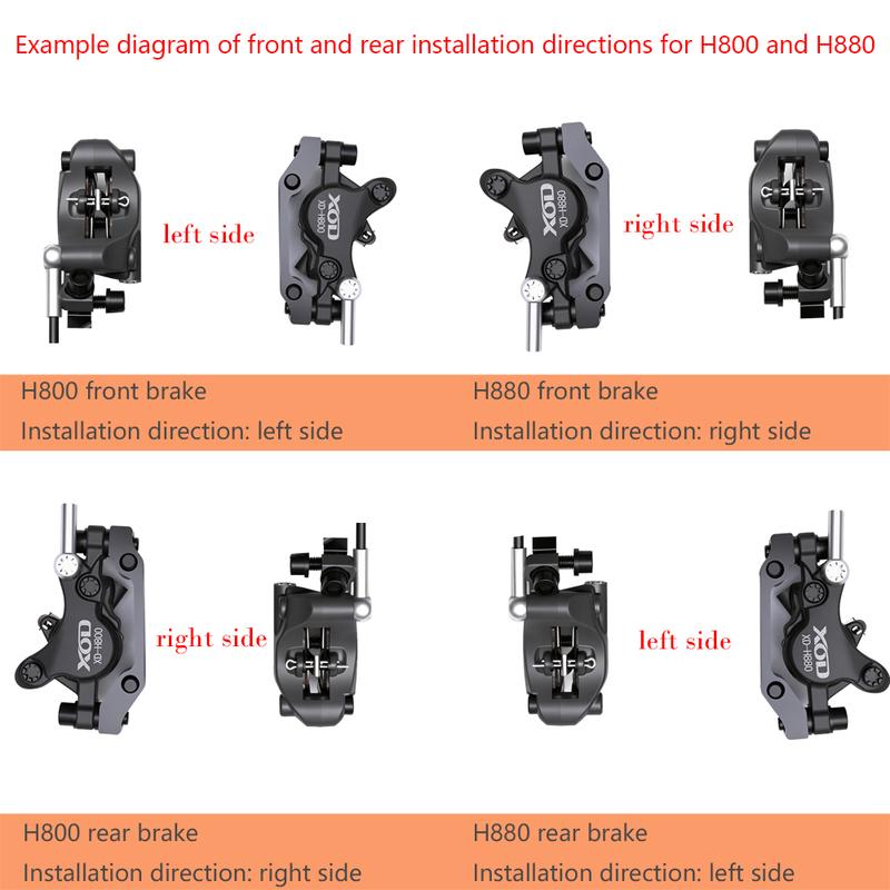 XOD XD-H800 / XD-H880 Hydraulic Disc Brakes for Electric Scooters & E-Bikes ,  – Compatible  KuKirin G2 G2MAX G3PRO G4 G5