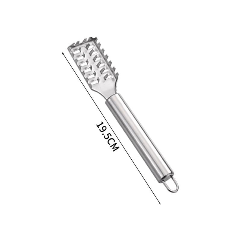 Stainless Steel Fish Scale Scraper & Descaling Brush
