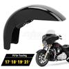 Motorcycle Front Fender Mudguard Cover Gloss Black For Harley Touring Electra Glide Street Road King Glide Ultra 2014-up