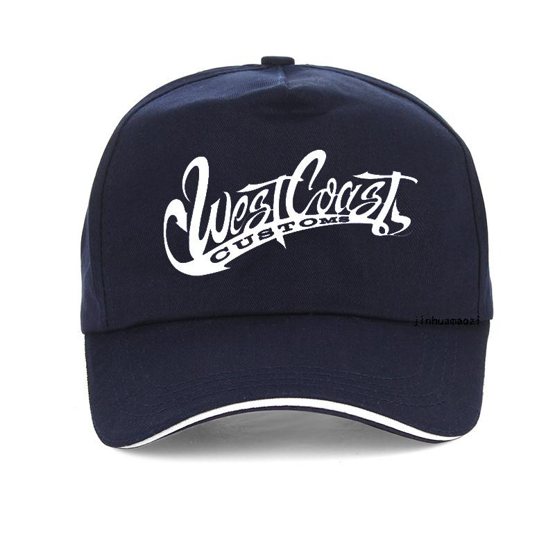 West Coast Tide Card Cartoon Cap Skull Motorcycle100% Cotton Baseball Cap Summer West Coast Customs Unisex Women Snapback Hat
