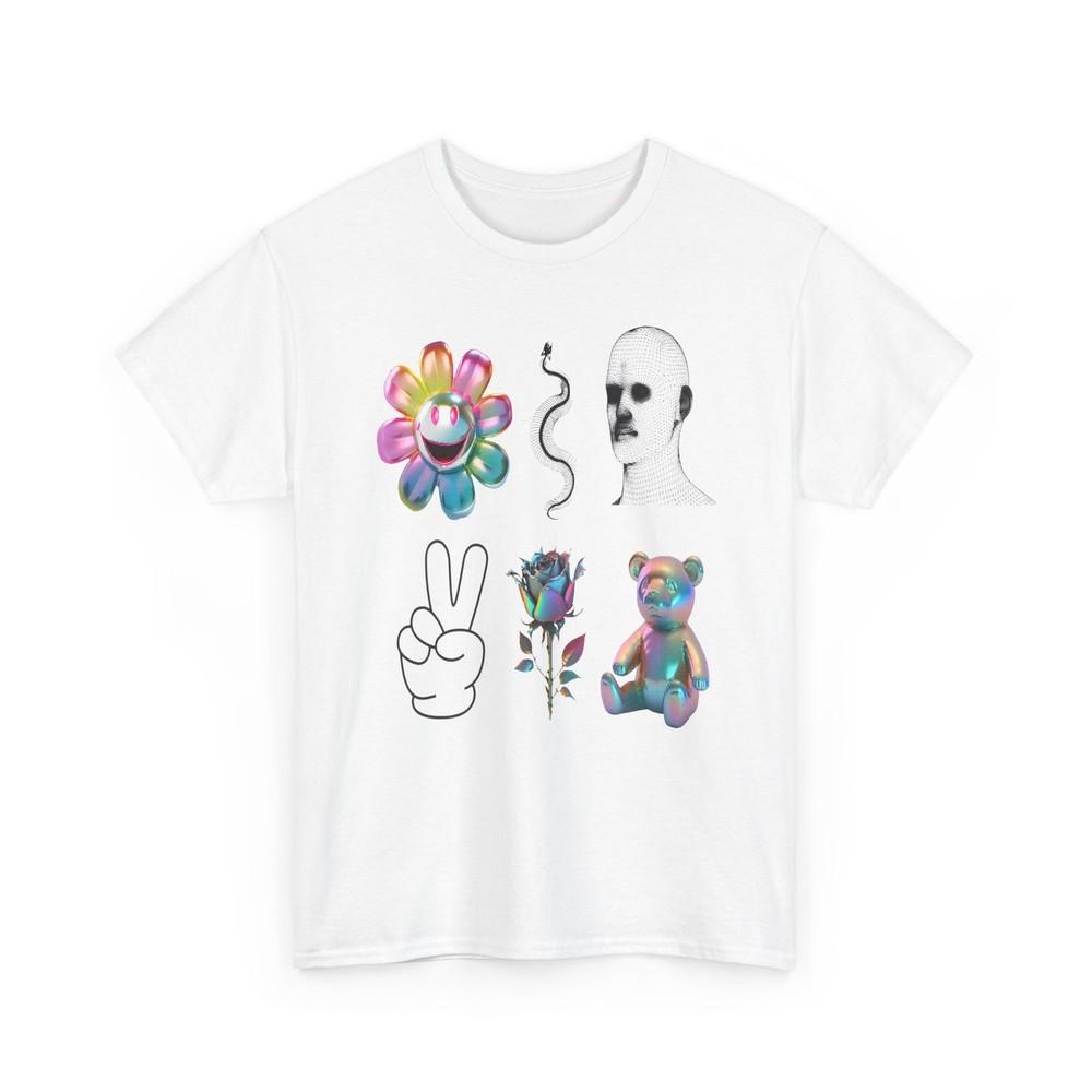 

cute creepy clip art image style tshirt 4XL