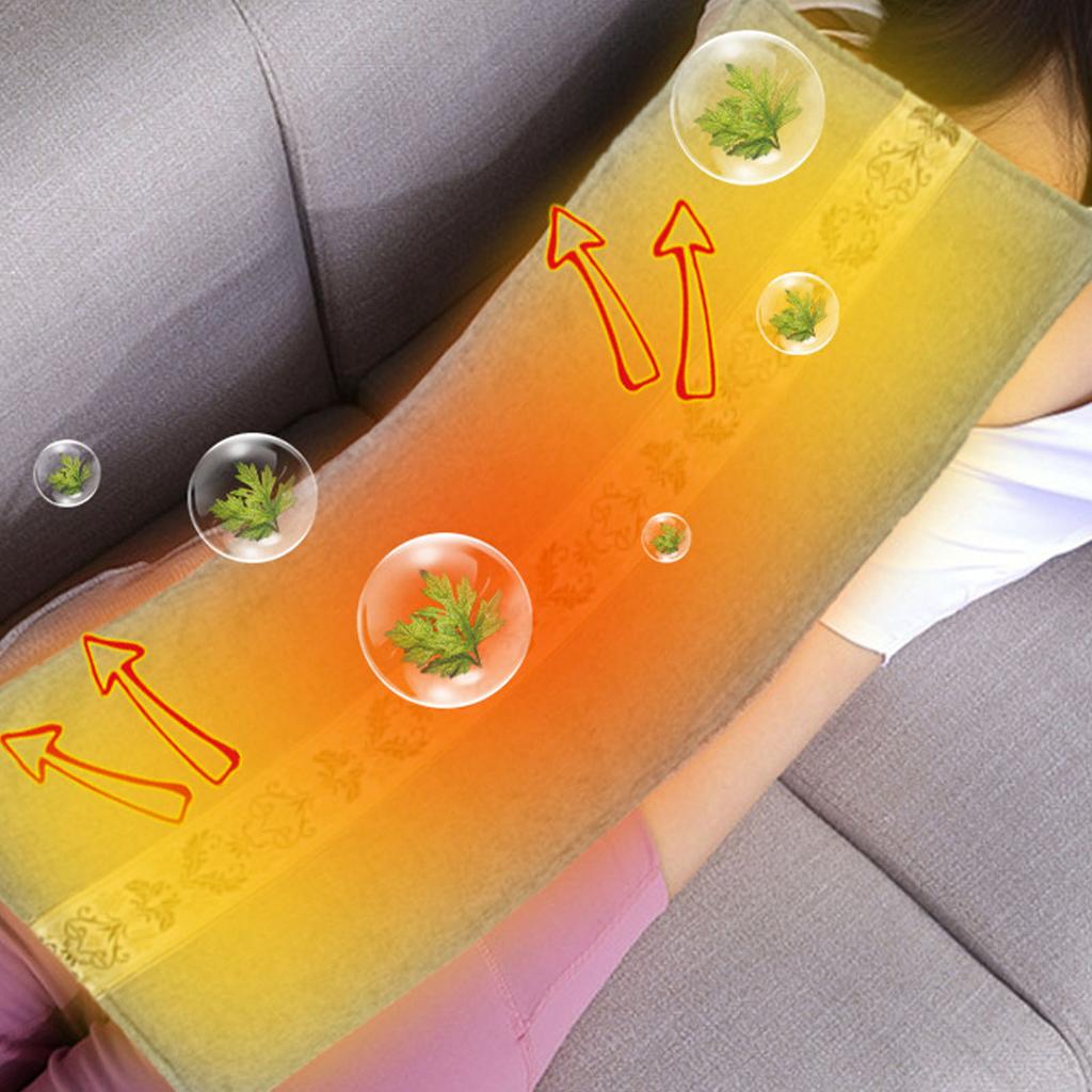 Electric Wormwood Hot Compress Bag Sea Salt Moxibustion Bag for Waist Neck