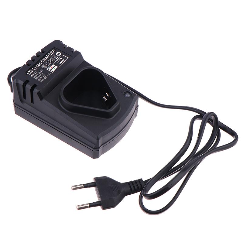 Universal Eu Li-Ion Rechargeable Charger For 12V Electrical Lithium Drill Electrical Wrench Power Tool Battery Charger Parts