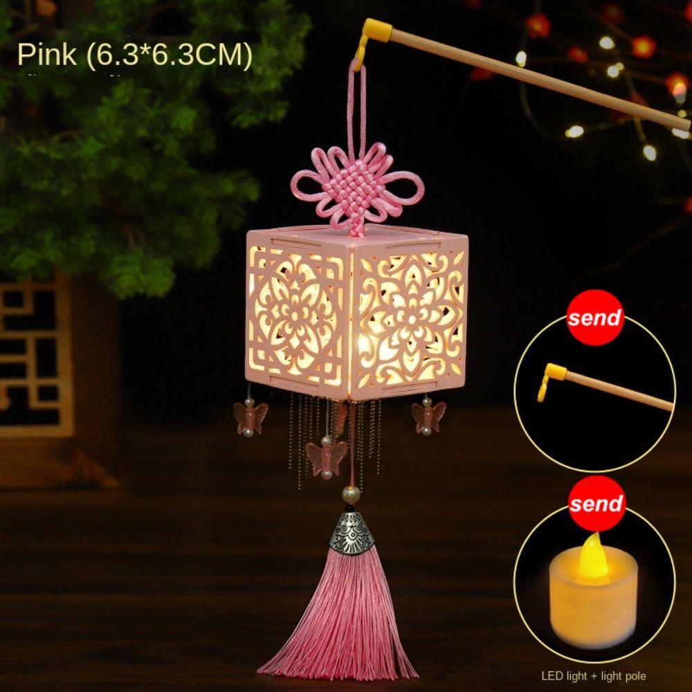 Chinese Style DIY Mid-Autumn Lantern Mid-Autumn Festival Handmade Lanterns Portable   Party Decor