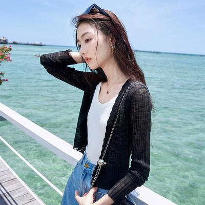 Xiangying Women's Thin Knitted Cardigan