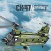 1451PCS CH-47 Chinook Transport Plane Building Blocks Military Armed Helicopter Fighter Model Bricks Kids Toys Holiday Gifts
