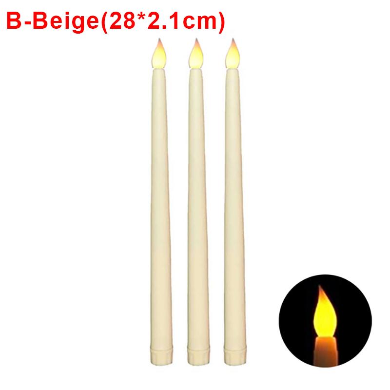 3/1 szt. LED bezpłomieniowe świece zasilane bateriami elektroniczne lampy tealight do dekoracji domu wesele urodziny oświetlenie