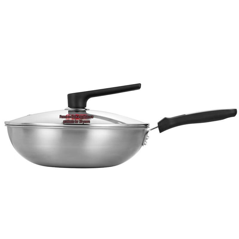 Chu Da Huang New Honeycomb Stainless Steel Wok