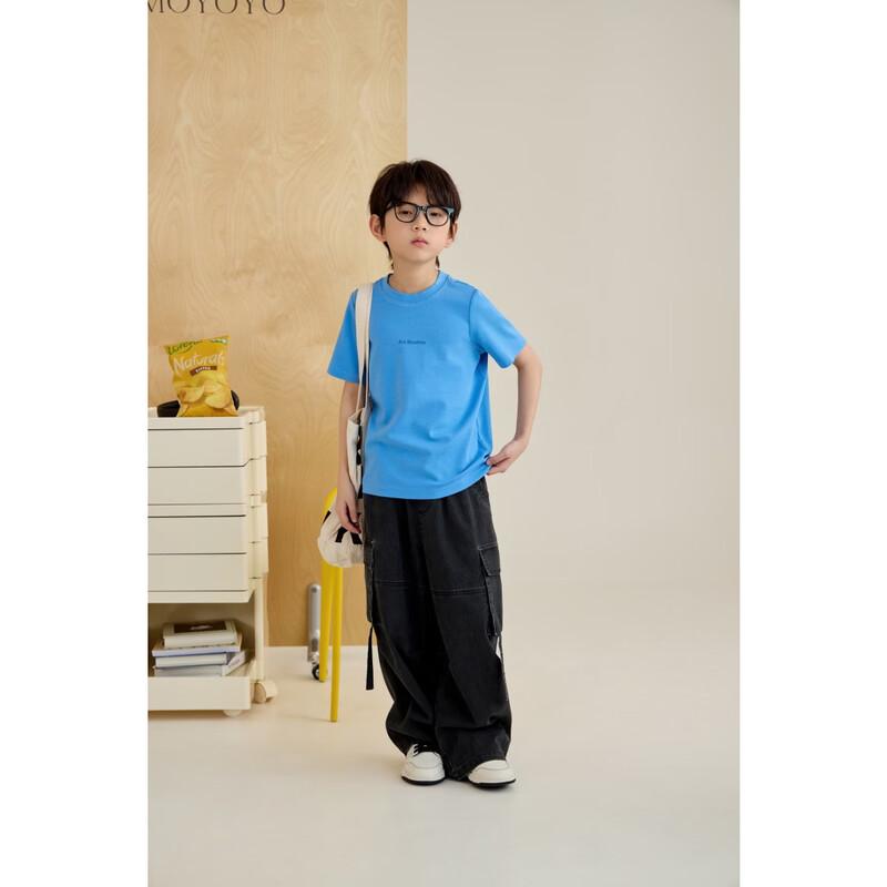 Children's Letter Print Breathable T-Shirt 9462D