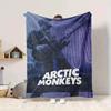 1Pc Arctic Monkeys Live Performance Flannel Blanket, Soft And Comfortable, Casual Warm, Camping Travel, Christmas, Halloween Xmas Gift. G1288