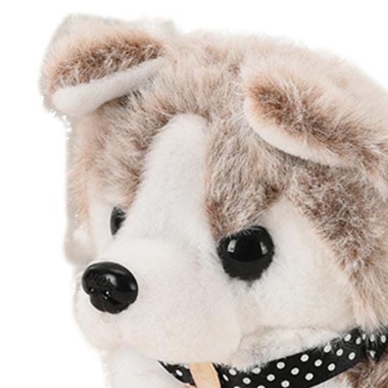 Electric Plush Dog Cognitive Ability Interactive Ability Fine Workmanship Barking Walking Electric Dog Plush Toys for Kids