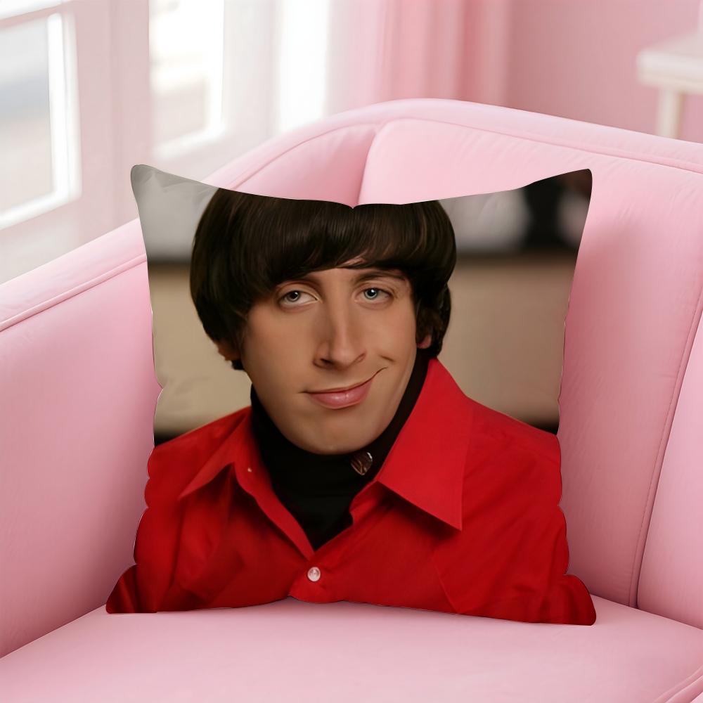 HHoward Wolowitz Cushion Cover Pillow Case Soft Friendly Fabric Concealed Zipper