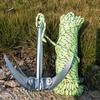 Foldable 4 Claw Anchor Sickle Water Grass Plants Cutter Machine Grasses Sharp Knife Garden Tools Fishing Accessories Tackle New