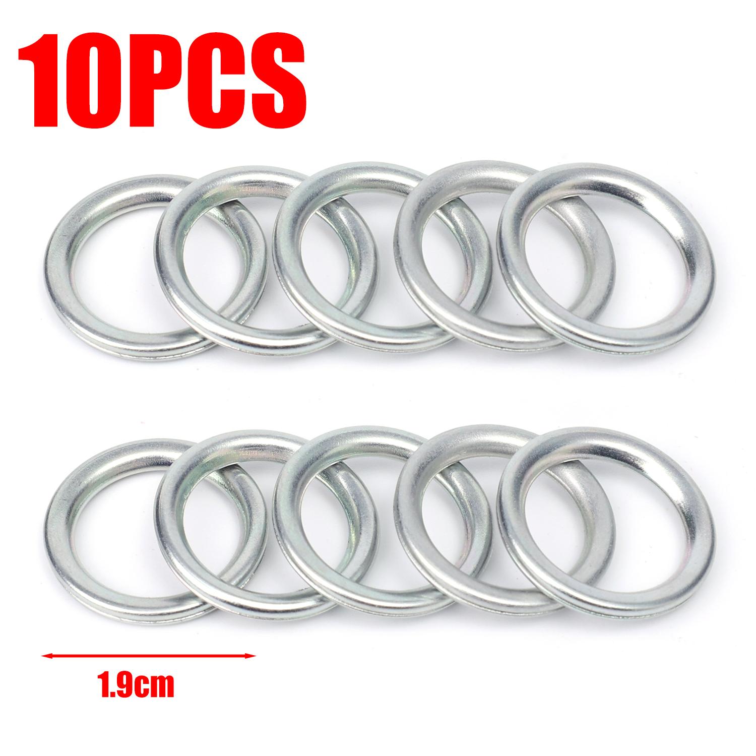 For Hyundai Kia Volvo Mitsubishi MD050317 Car Drain Washer Universal Car Oil Pan Drain Gasket Drainage Bolt Replaceable Pad 10PCS