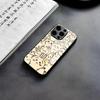 Kawaii C-chiikawa-S Etui na Telefon Dla IPhone 17 Air 16 E Pro Max 15 14 13 Mini 12 Pro 11 Max Plus Czarna Szklana Osłona