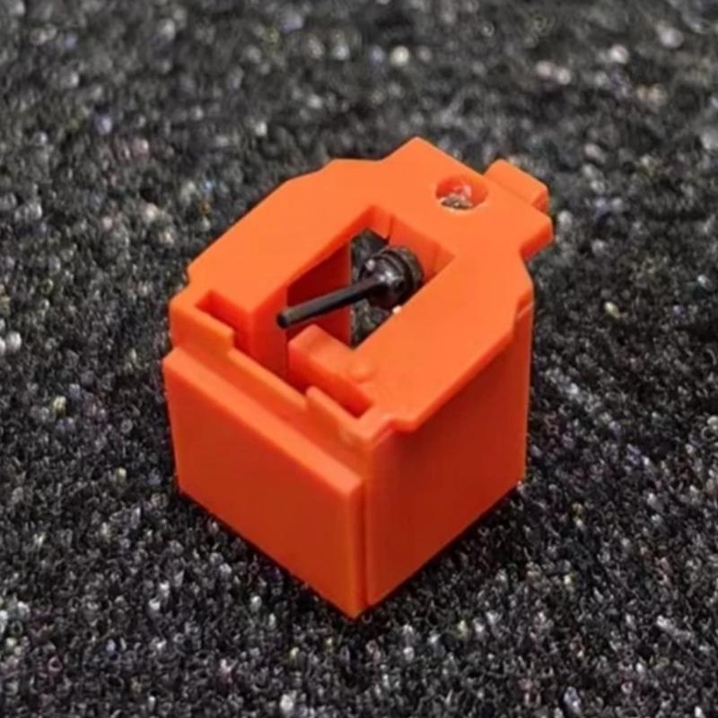 Turntable Needle Diamonds Styluses with Cleaning Brush Phonograph Maintenance Part Record Player Needle for Players