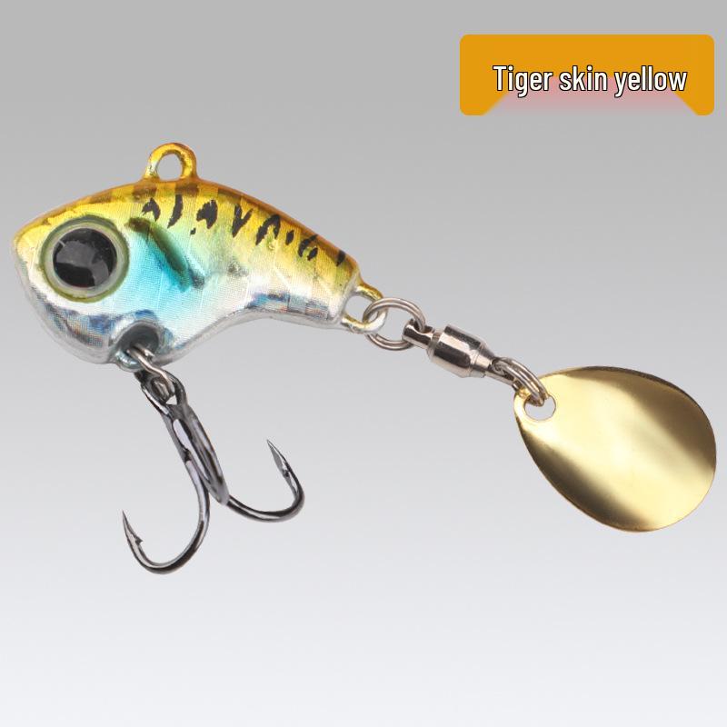 Fast Rotating Cyclone VIB Metal Spinner Lure for Sea and Freshwater Fishing