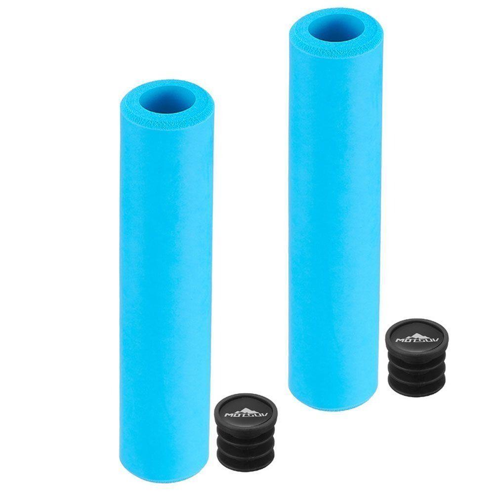 1Pair Anti-slip Bicycle Handle Bar Grips Cover Silicone Outdoor MTB Grips  Bicycle
