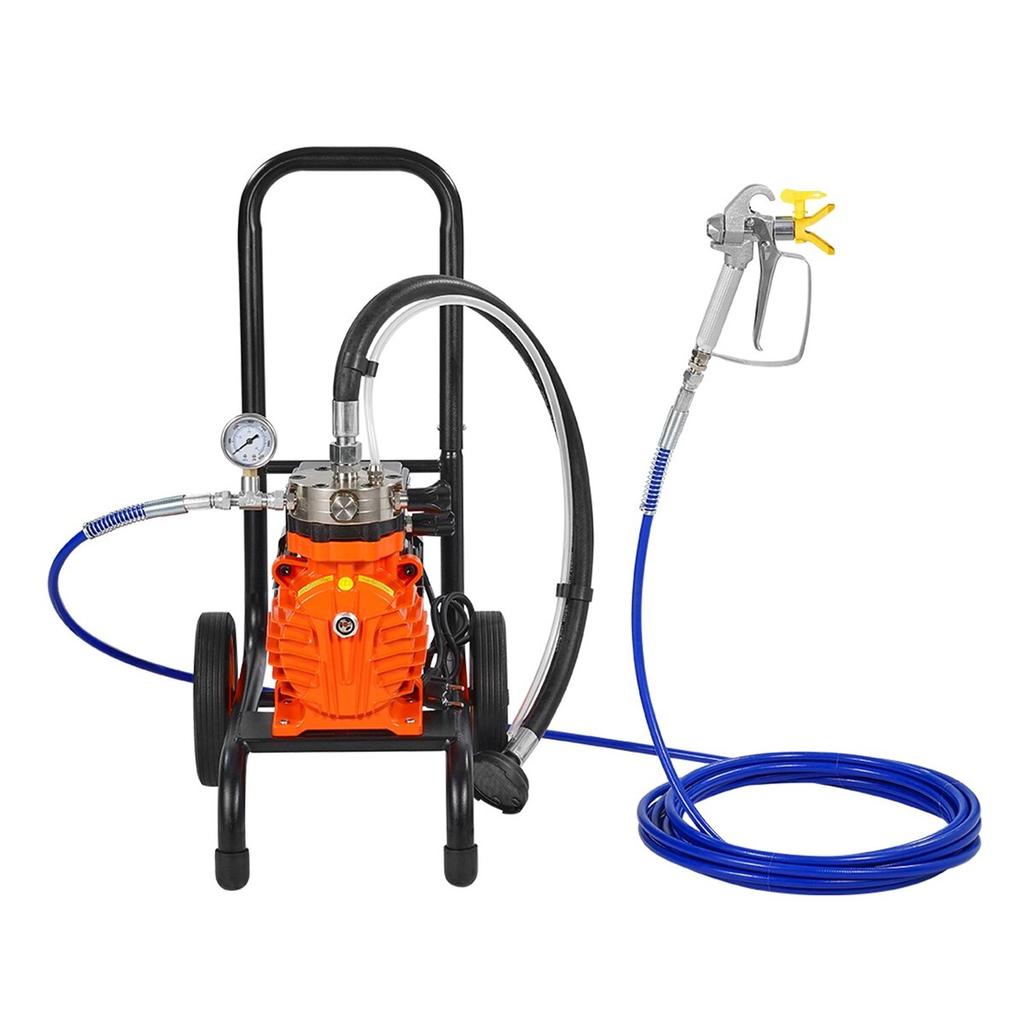 Cart Airless Paint Sprayer Diaphragm Paint Airless Sprayer 900W Electric