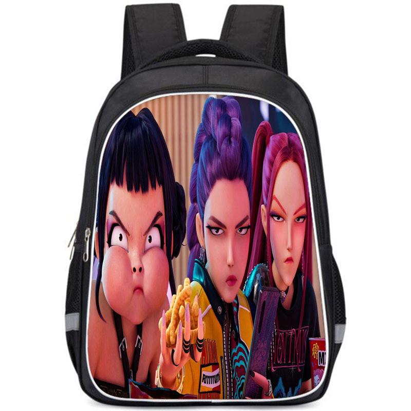 Kpop Demon Hunters Childrens Backpack With Breathable Oxford Fabric For School Use