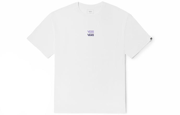 Vans OVERSIZE T Shirts Unisex White Crew Neck Moderate Straight Fit VN0A5H73WHT L