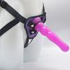 Unisex nositelné dildo pro začátečníky s nastavitelným úvazkem erotické hračky