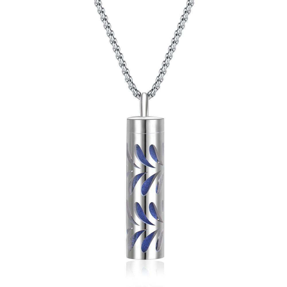 Stainless Steel Perfume Oils Necklace Essential Oil Diffuser Necklace  Jewelry Accessories