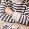 Casio STANDARD Series Simple Business Three-eye Six-pin Quartz Movement Leather Strap Japanese and Korean Women's Watch Pink Dial LTP-V300L-4A