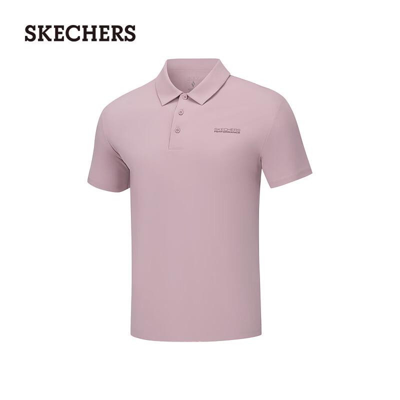 Мужская вязаная футболка-поло с коротким рукавом Skechers P226M114 L 100