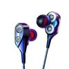 T2 Kabelgebundene Ohrhörer Quad-Core Dual Dynamic Kupferring In-Ear Kopfhörer für Gaming Sport PC Bequem Langes Tragen
