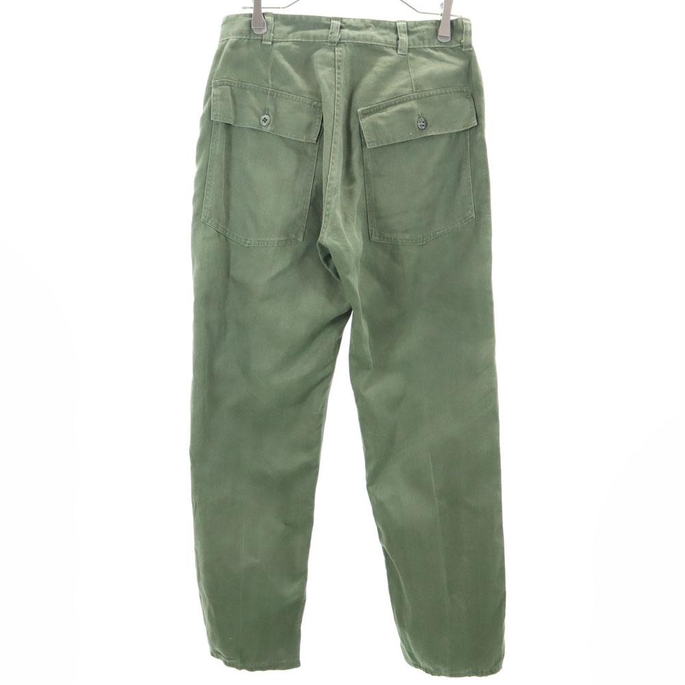 US ARMY 70s vintage Baker Pants khaki military Men's Used